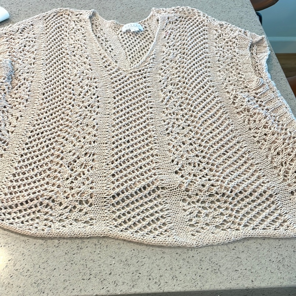 Like- new Velvet brand mesh sweater.